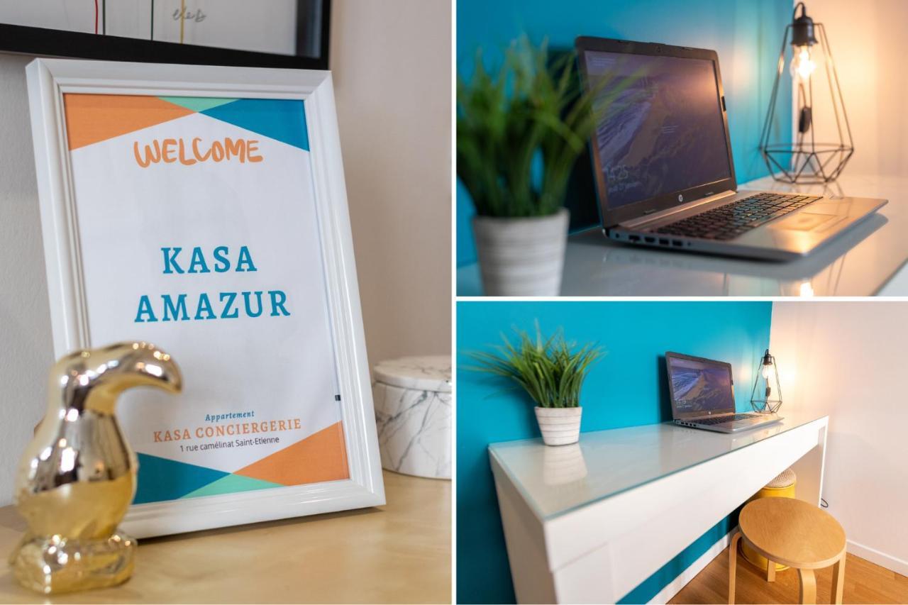 Kasa Amazur - Centre Ville & Cosy Saint-Etienne  Luaran gambar